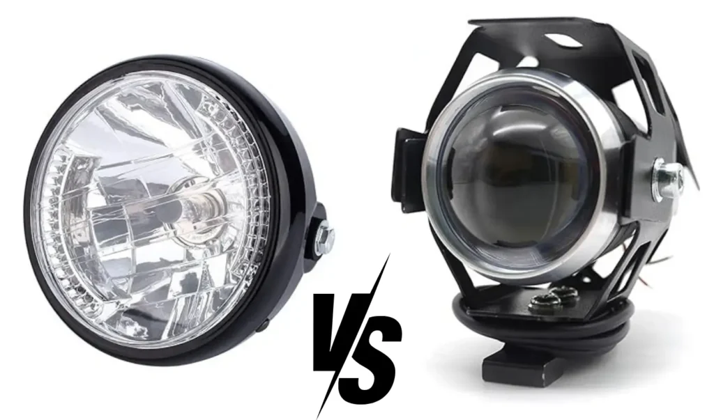 LED vs. Halogen Headlights for BMW K100 Cafe Racers