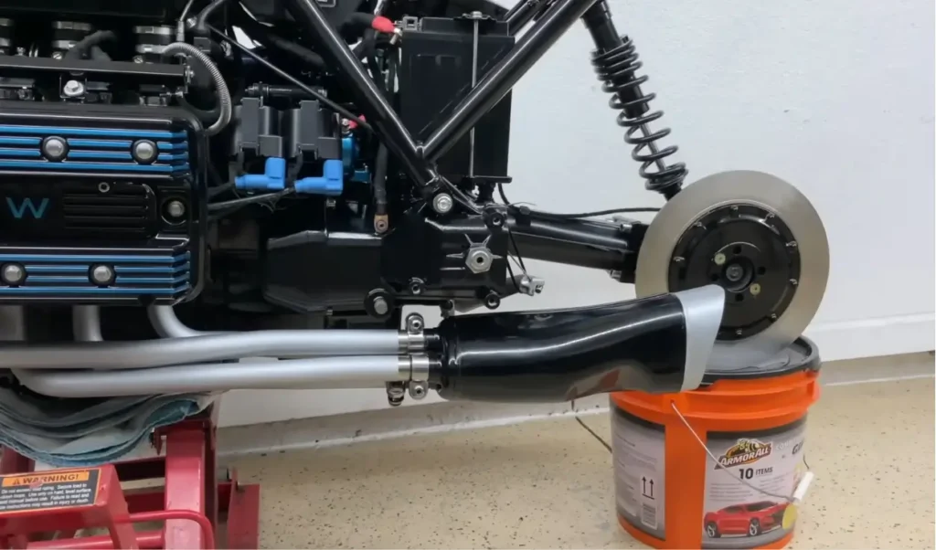 BMW k100 cafe racer exhaust