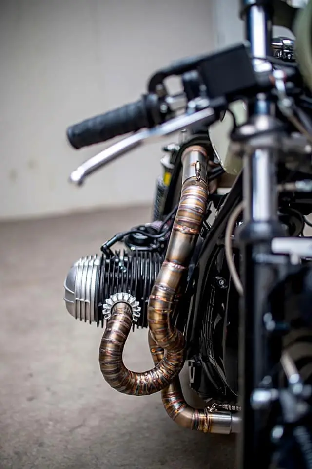 1985 BMW R80 cafe racer engine