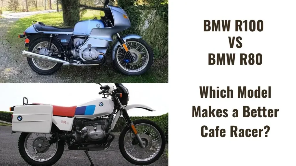 BMW R100 vs R80