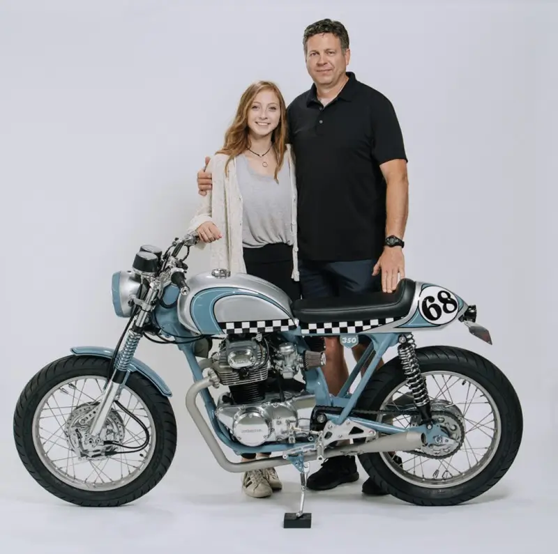 Honda CB350 by David & Sonya Lloyd