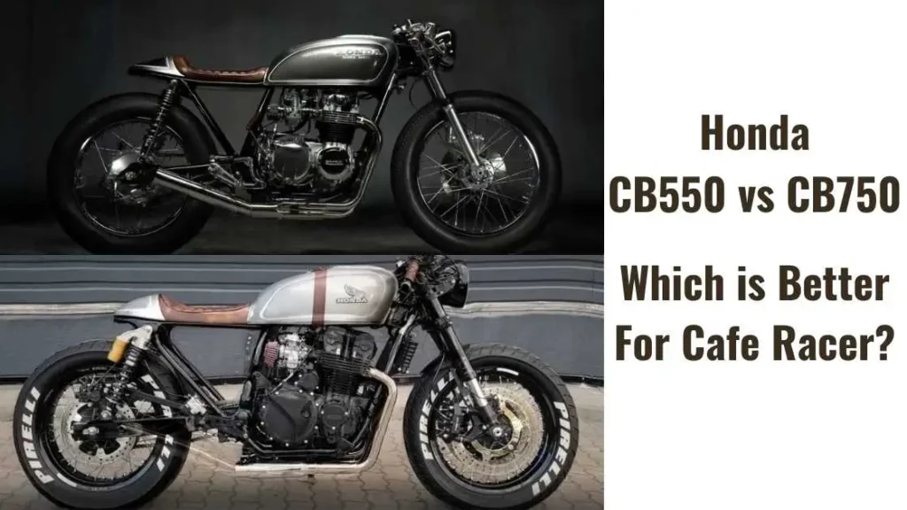 Honda CB550 vs CB750