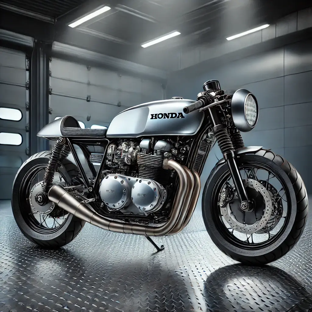 Metallic Silver/Gray honda cafe racer color scheme