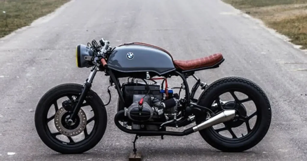 BMW R80 café racer Nardo Grey
