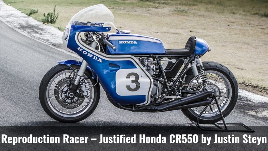 Reproduction Racer – Justified Honda CR550 by Justin Steyn