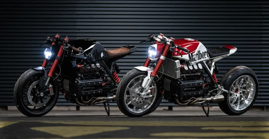 Two Smoking Hot BMW K1100RS Café Racers