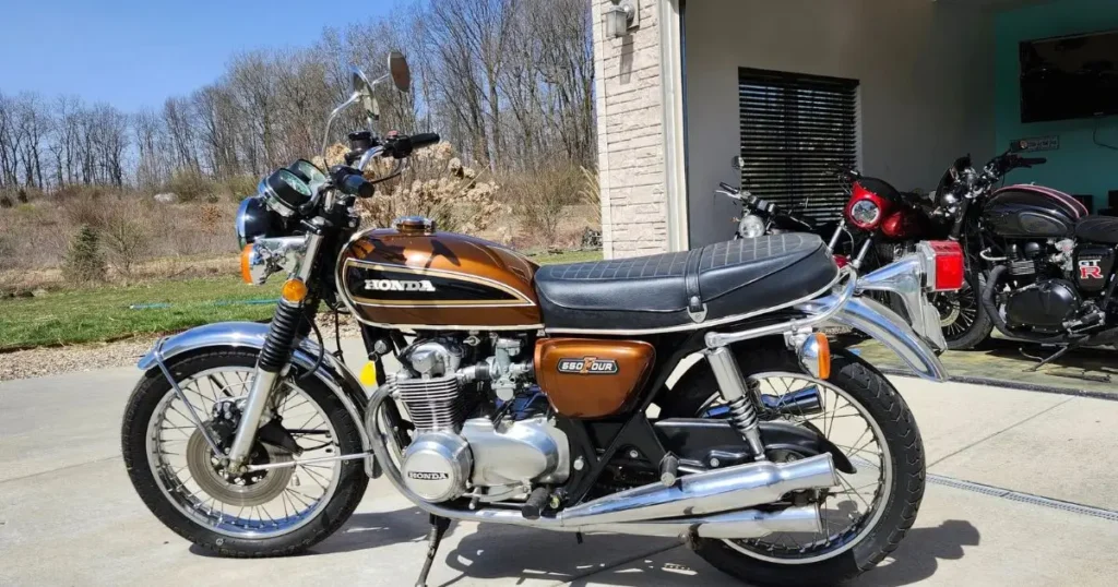 76 Honda CB 550 Motorcycle