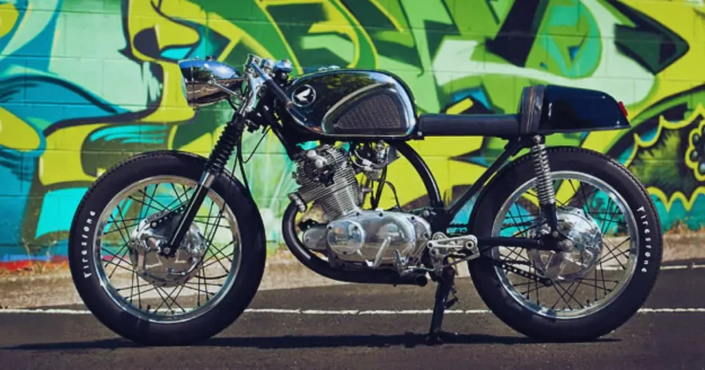 Honda CB77 cafe racer Mid Life Cycles Build