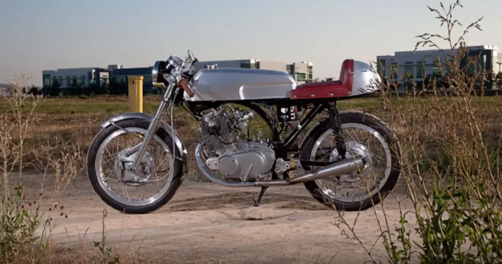Honda CB77 cafe racer Oni Motorworks Build