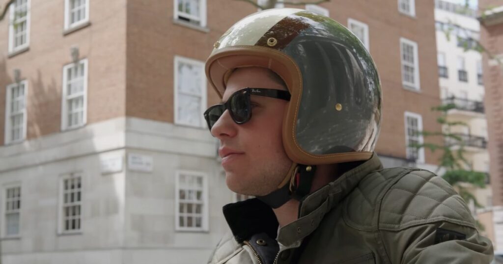 Open Face Helmet for Café Racer Riders