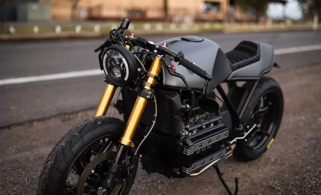 custom BMW K100LT café racer
