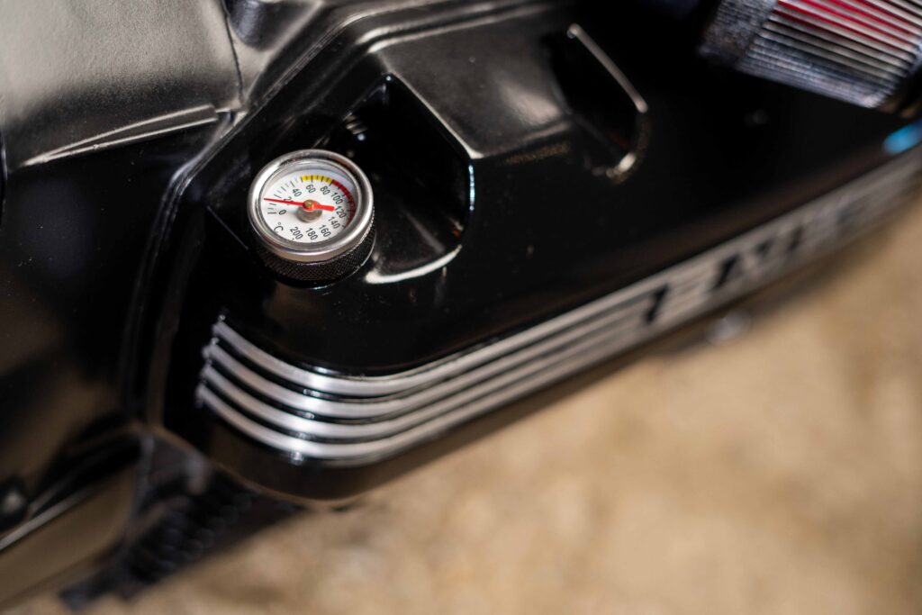 BMW K100RT rebuilt engine close-up