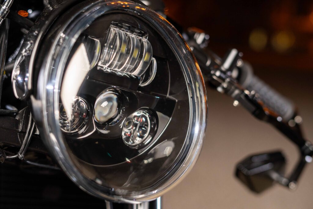 LED headlight BMW café racer
