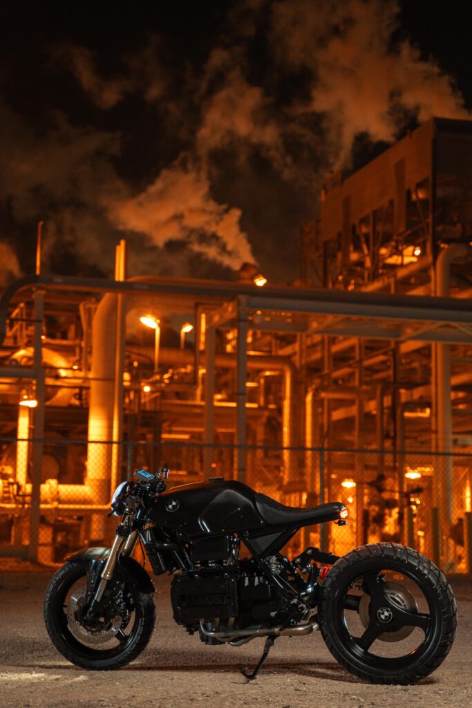 BMW K75 café racer modification