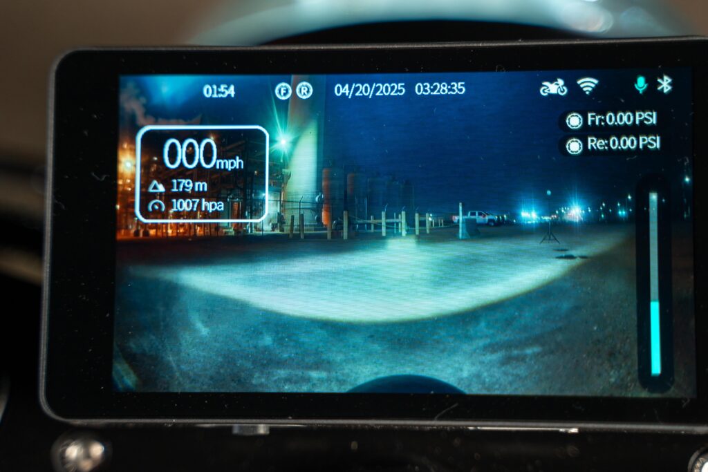 1992 BMW K75 café racer Deep Moto Touchscreen Display