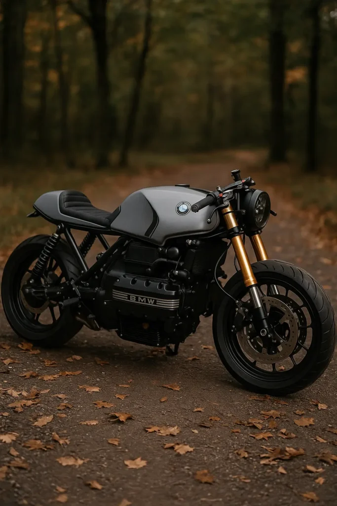 Der Kaiser BMW K100LT riding shot