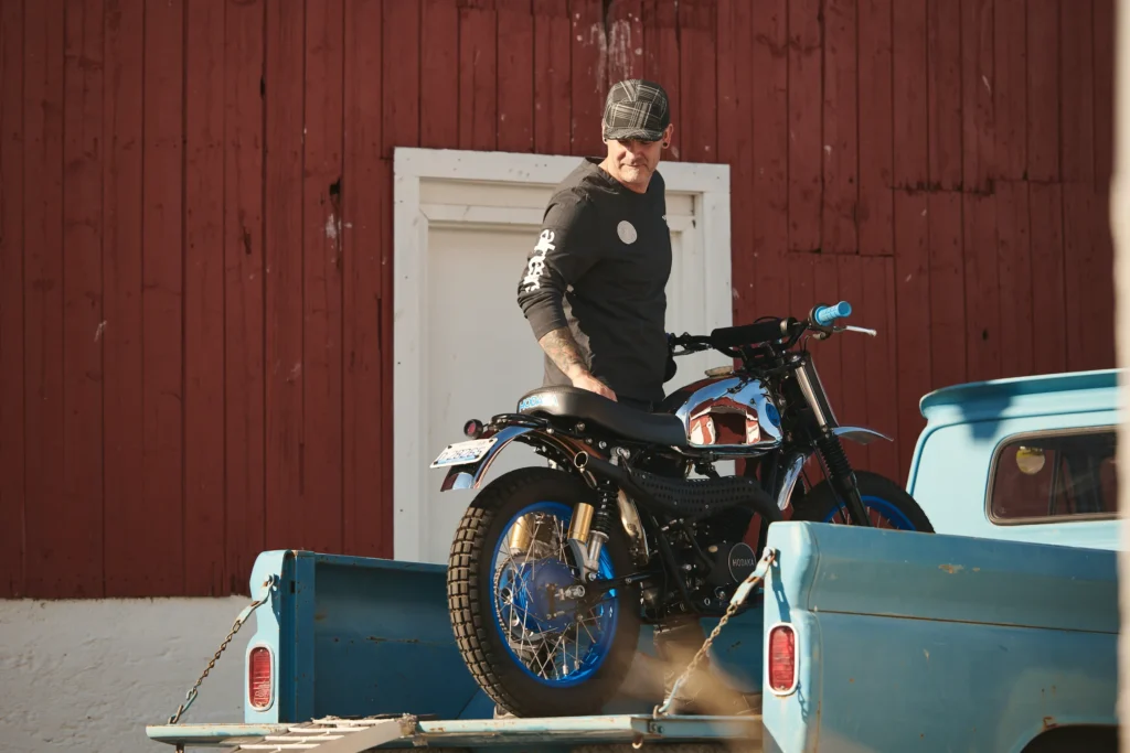 Blue Wombat Hodaka 125 restomod