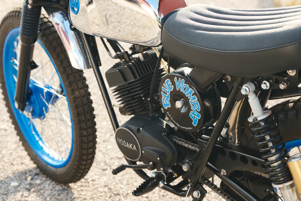 Blue Wombat Hodaka 125 restomod