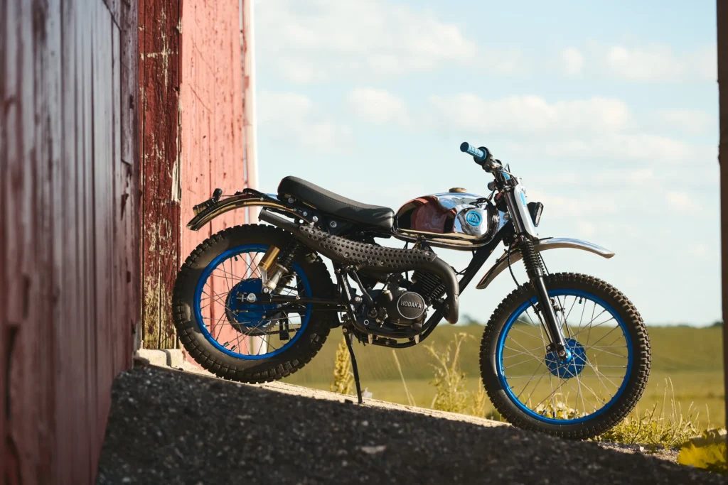 1973 Hodaka Wombat custom build by Analog Motorcycles