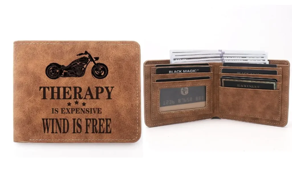 TZYTHT Engraved Leather Wallet